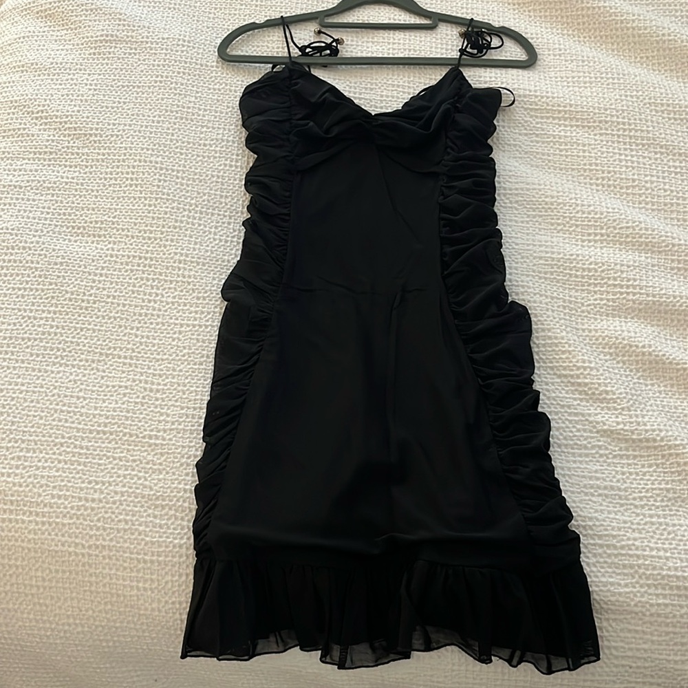 Black short dress
